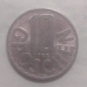 AUSTRIA 10 GROSCHEN 1974(used)