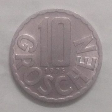 AUSTRIA 10 GROSCHEN 1975(unc)