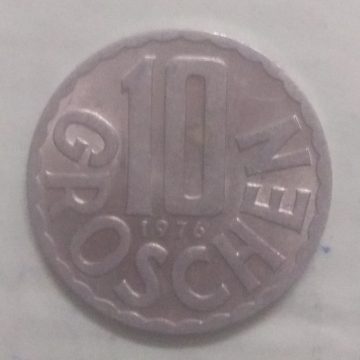 AUSTRIA 10 GROSCHEN 1976(used)