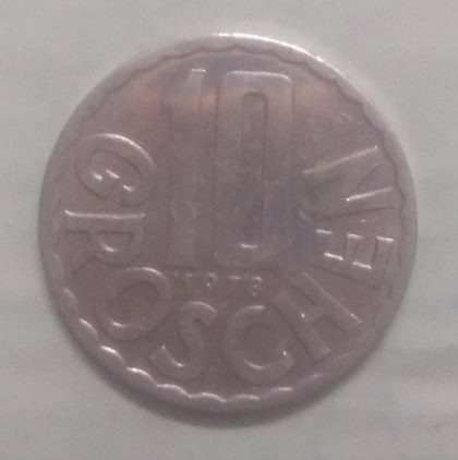 AUSTRIA 10 GROSCHEN 1978(used)