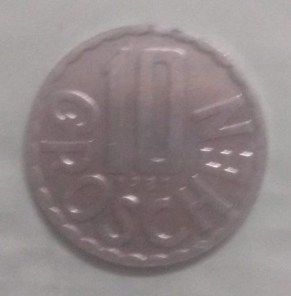 AUSTRIA 10 GROSCHEN 1981(unc)