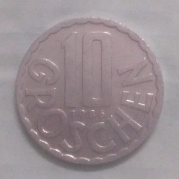 AUSTRIA 10 GROSCHEN 1986(unc)