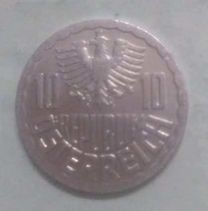 AUSTRIA 10 GROSCHEN 1990(unc) - Image 2