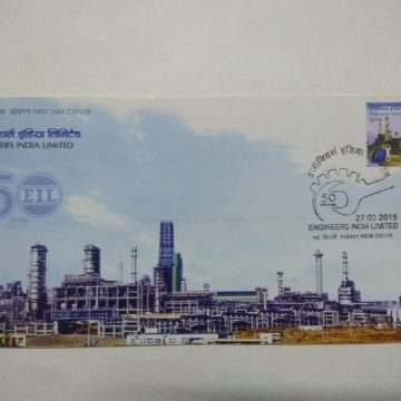 First Day Cover 27 Mar. '15 Engineers India Limited.(FDC-2015)