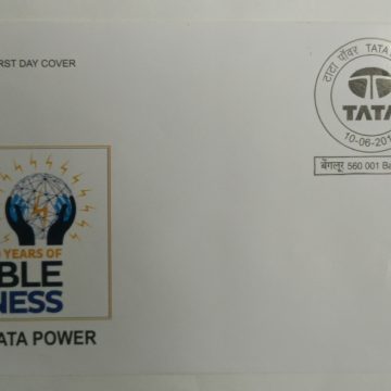 First Day Cover 10 June. '16 Tata Power Centenary.(FDC-2016)