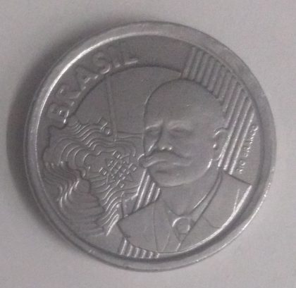 BRASIL 50 CENTAVOS 2013(used) - Image 2
