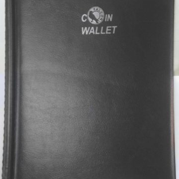 Big Coin Wallet with Coin Holders -Fine Quality-Fresh Stock 10 Pages / 200 Capacity (MT)