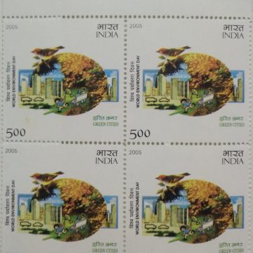 World Environment Day (Block of 4 stamp)