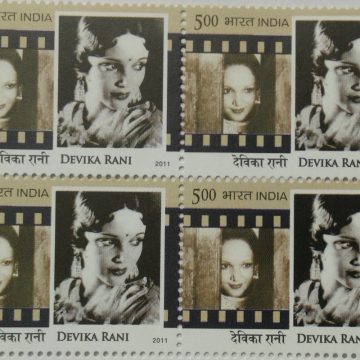 Legendary Heroines of India Personality Devika Rani Rs. 5 (Block of 4 stamp)