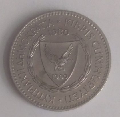 CYPRUS 100 MILS 1980(used)