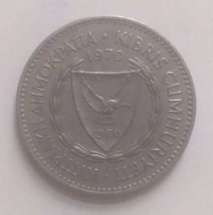 CYPRUS 50 MILS 1970(used)
