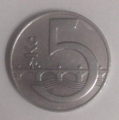 CESKOSLOVENSKA 5 KORUNA 1994 (Used)