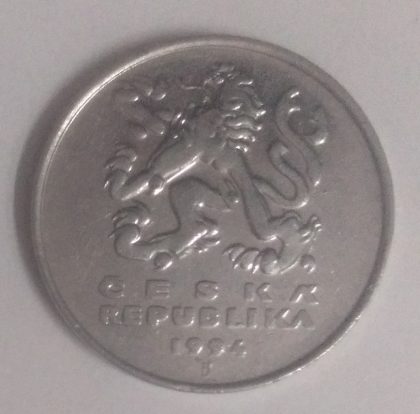 CESKOSLOVENSKA 5 KORUNA 1994 (Used) - Image 2