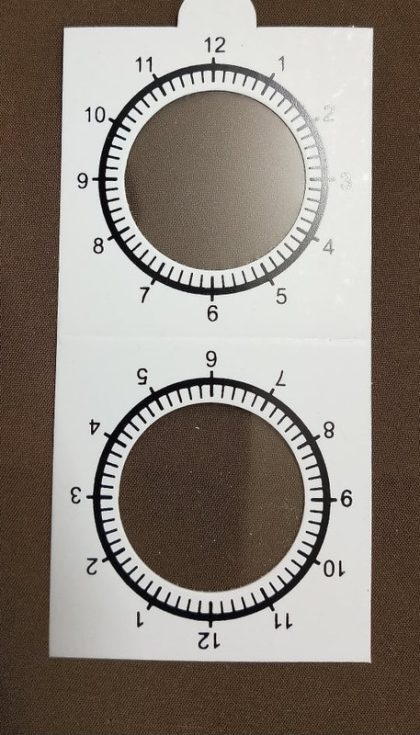 Clock Wise Coin Holder (for Identifying Error Coins only)- 30 mm/ No 6 Size /10 qty - Image 2
