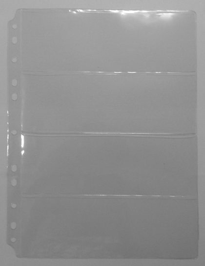 Currency Sheets (China) Set of 5 -Fine Quality-Fresh Stock 4 Divider
