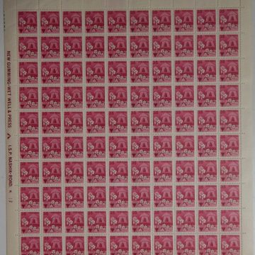 Definitive 6th Series Family planning 35p (Stamp Full Sheet) - 100 Stamps