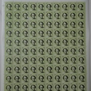 Definitive 10th Series Indra Gandhi Rs.5 (Stamp Full Sheet) - 100 Stamp