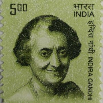 10th Series Indra Gandhi -Rs.5(Df)