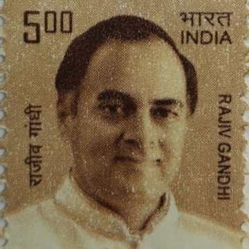 10th Series Rajiv Gandhi -Rs.5(Df)