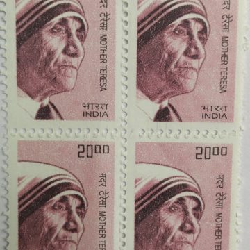 10th Series Mother Teresa -Rs.20(Df-Block of 4)