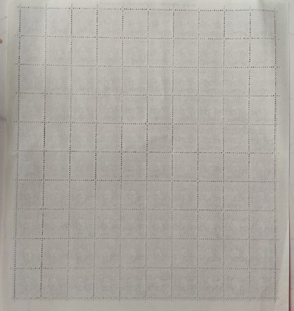 Definitive 11th Series M.S.Subbulakshmi Rs.3 (Stamp Full Sheet) - 100 Stamp - Image 2