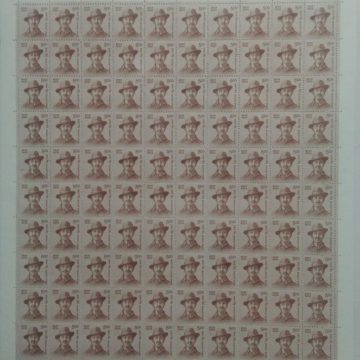 Definitive 11th Series Bhagat Singh Rs.5 (Stamp Full Sheet) - 100 Stamp