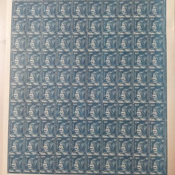 Definitive 11th Series Maharana Pratap Rs.10 (Stamp Full Sheet) - 100 Stamp