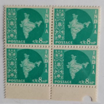 3rd series Ashokan -8np(Df-Block of 4)