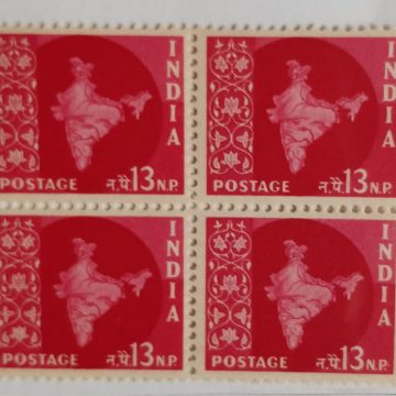 3rd series Ashokan -13np(Df-Block of 4)