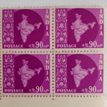 3rd series Ashokan -90np(Df-Block of 4)