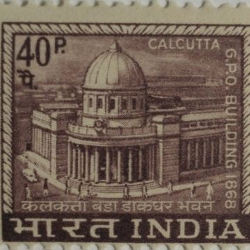 4th Series Calcutta G.P.O.Buiding -40p(Df)