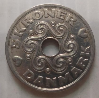 DENMARK 5 KRONER 2007(USED) - Image 2