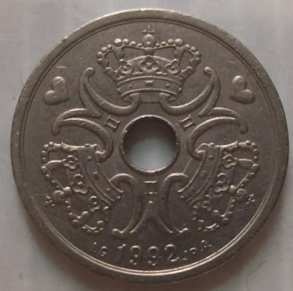 DENMARK 2 KRONER 1992(USED) - Image 2