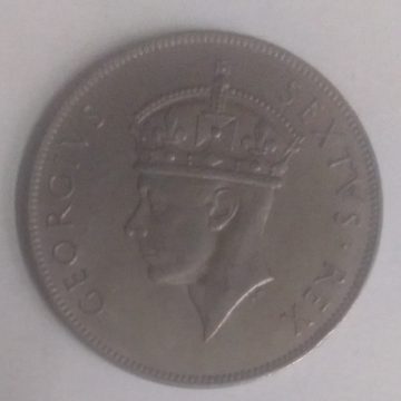 EAST AFRICA 1 SHILLING 1948(used)