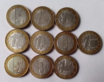 EXONUMIA - 1 XEROS - Set of 10 coins - Image 2