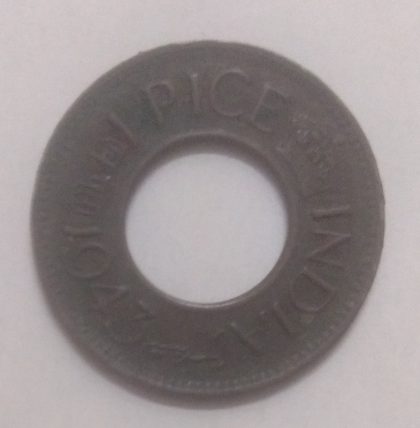 British India Coin GEORGE VI-1 PICE1943(used)(COPPER)