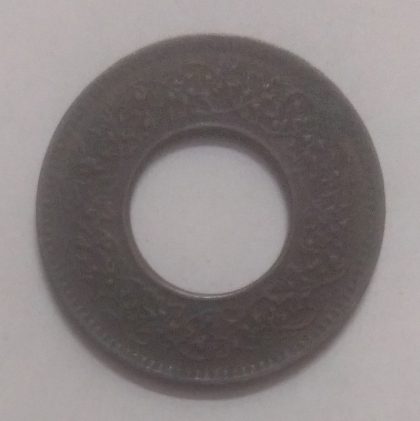 British India Coin GEORGE VI-1 PICE1943(used)(COPPER) - Image 2