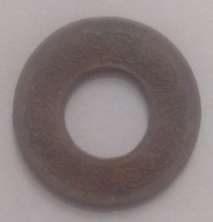 British India Coin GEORGE VI-1 PICE1947(used)(COPPER) - Image 2