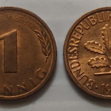 GERMANY 1 PFENNIG 1984(USED)