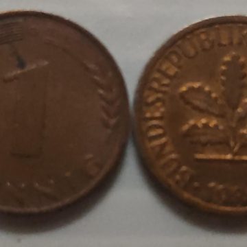 GERMANY 1 PFENNIG 1986(USED)