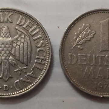GERMANY 1 MARK 1974(USED)