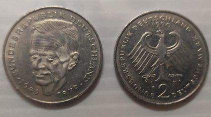 GERMANY 2 MARK 1990(USED)