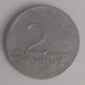 HUNGARY 2 FORINT 1995(used)