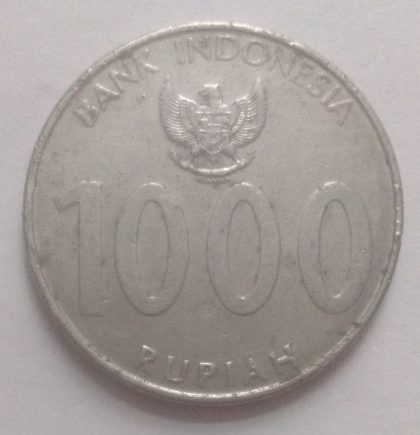 INDONESIA 1000 RUPIAH 2010(used)