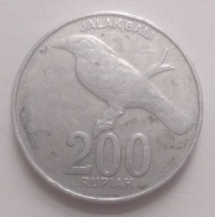 INDONESIA 200 RUPIAH 2016(used)
