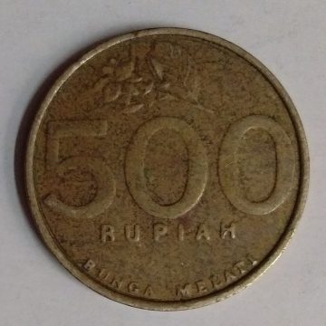 INDONESIA 500 RUPIAH 2001(used)