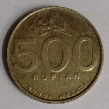 INDONESIA 500 RUPIAH 2002(used)