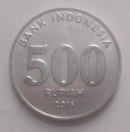 INDONESIA 500 RUPIAH 2016(used)