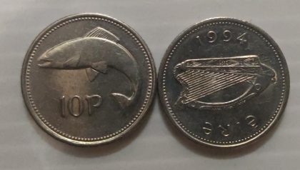 IRELAND 10 PENCE 1994(UNC)