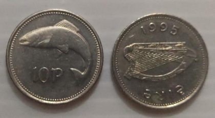 IRELAND 10 PENCE 1995(UNC)